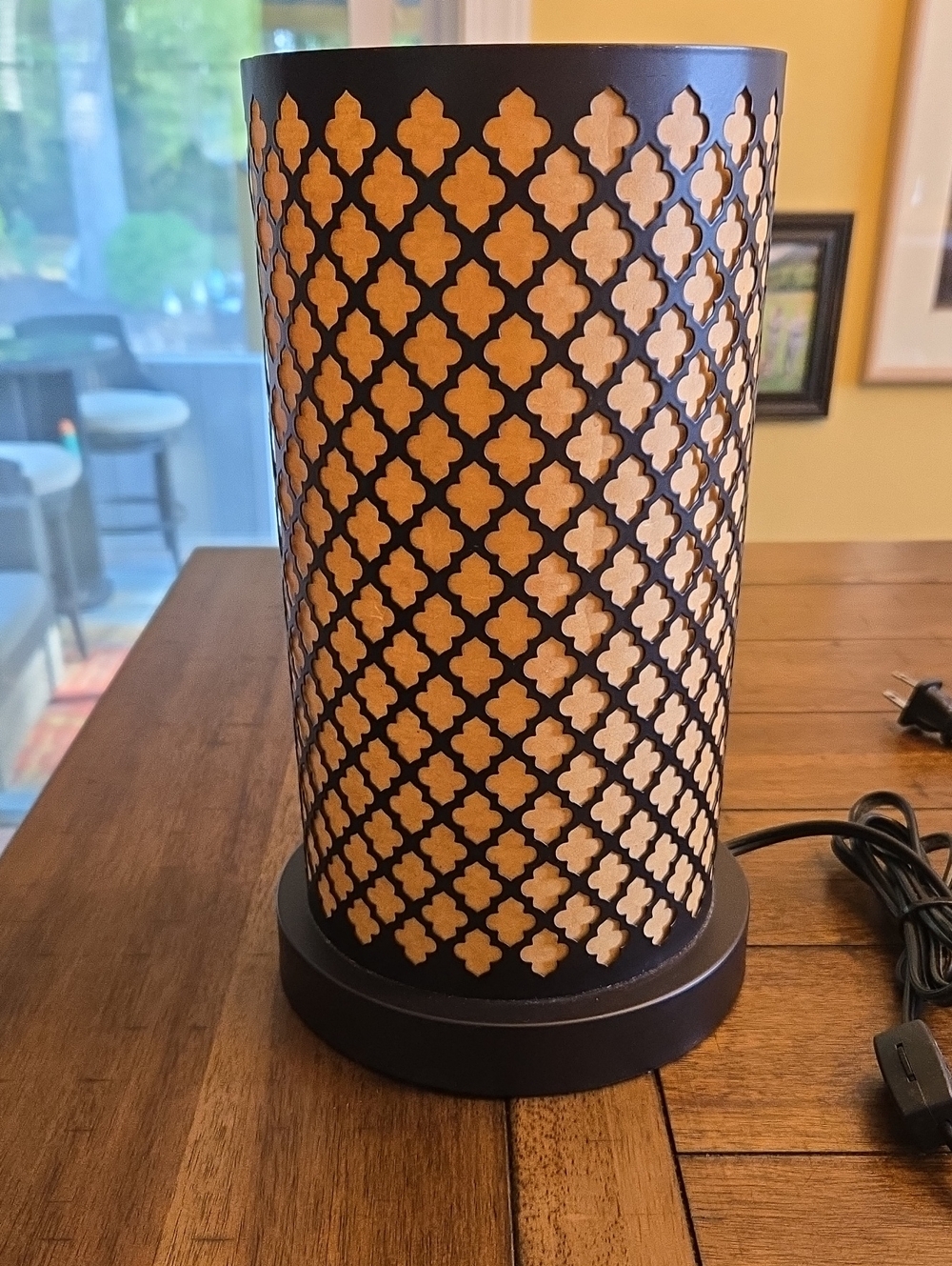 Black and Gold Decorative Table Lamp - Home Accents